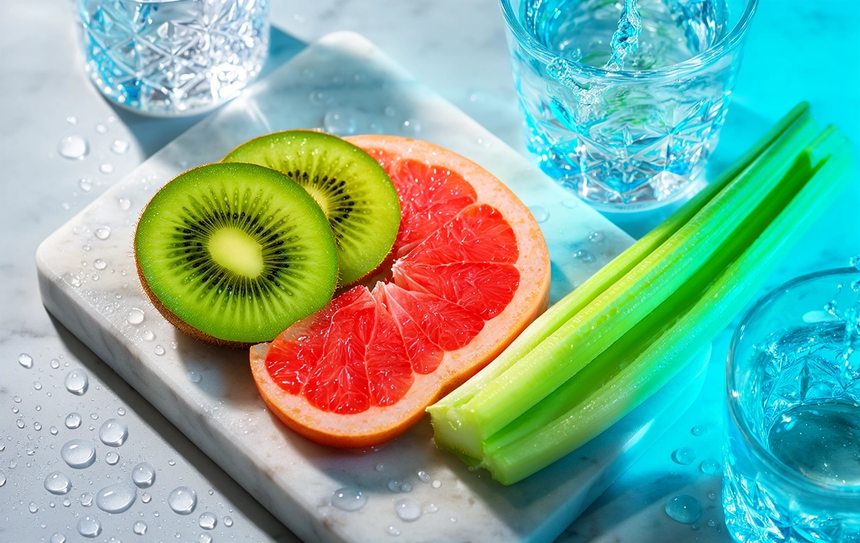 Owoce i woda